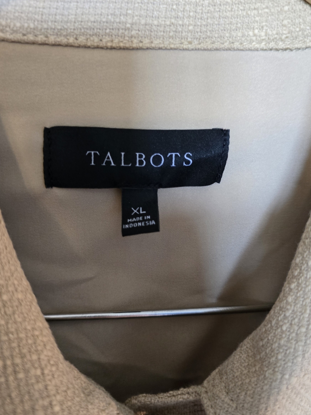 Talbots Women's Tan Button-Up Jacket - Picture 4 of 7